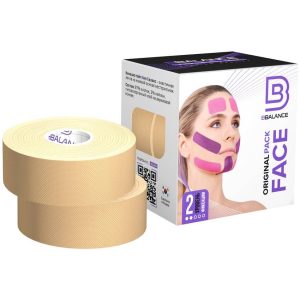 Кинезио тейп BB Face Pack 2,5см*17м бежевый, уровень фиксации 2