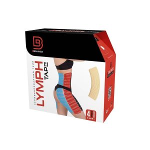 Кинезио тейп BB Lymph Tape 7,5см*32м бежевый, уровень фиксации 4