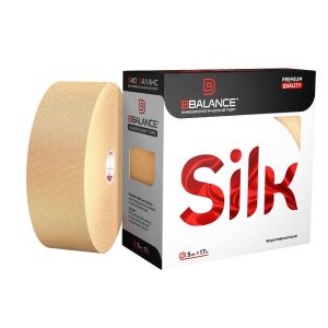 Кинезио тейп BB Silk 5см*17м бежевый, уровень фиксации 4