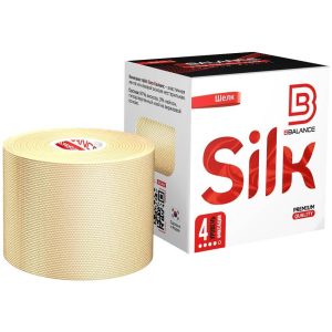 Кинезио тейп BB Silk 5см*5м бежевый, уровень фиксации 4