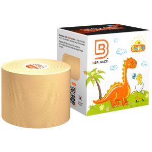 Кинезио тейп BB Smile 5см*5м бежевый, уровень фиксации 2
