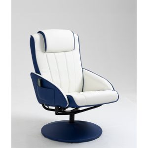Кресло вибромассажное Angioletto Barone Blu Bianco